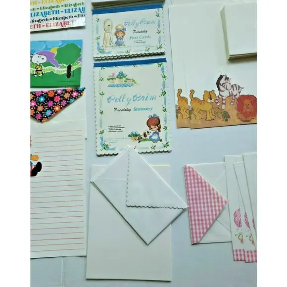Vtg Stationary Hallmark Bobbs Merrill Polly Prim American Greeting & more U113 - Picture 8 of 12